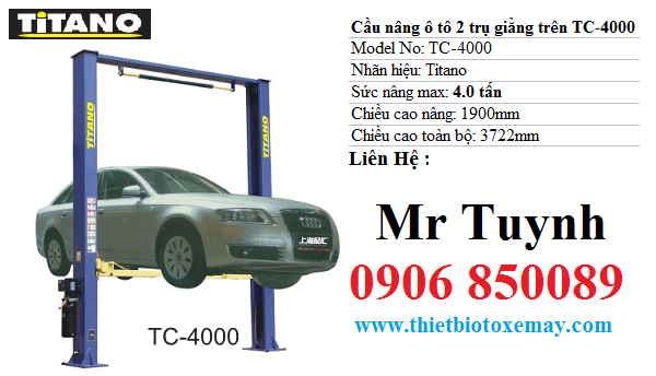 Cầu nâng 2 trụ cổng trên TC-4000