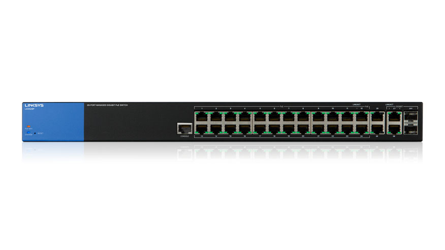 Linksys Managed Gigabit Switches LGS528P PoE+