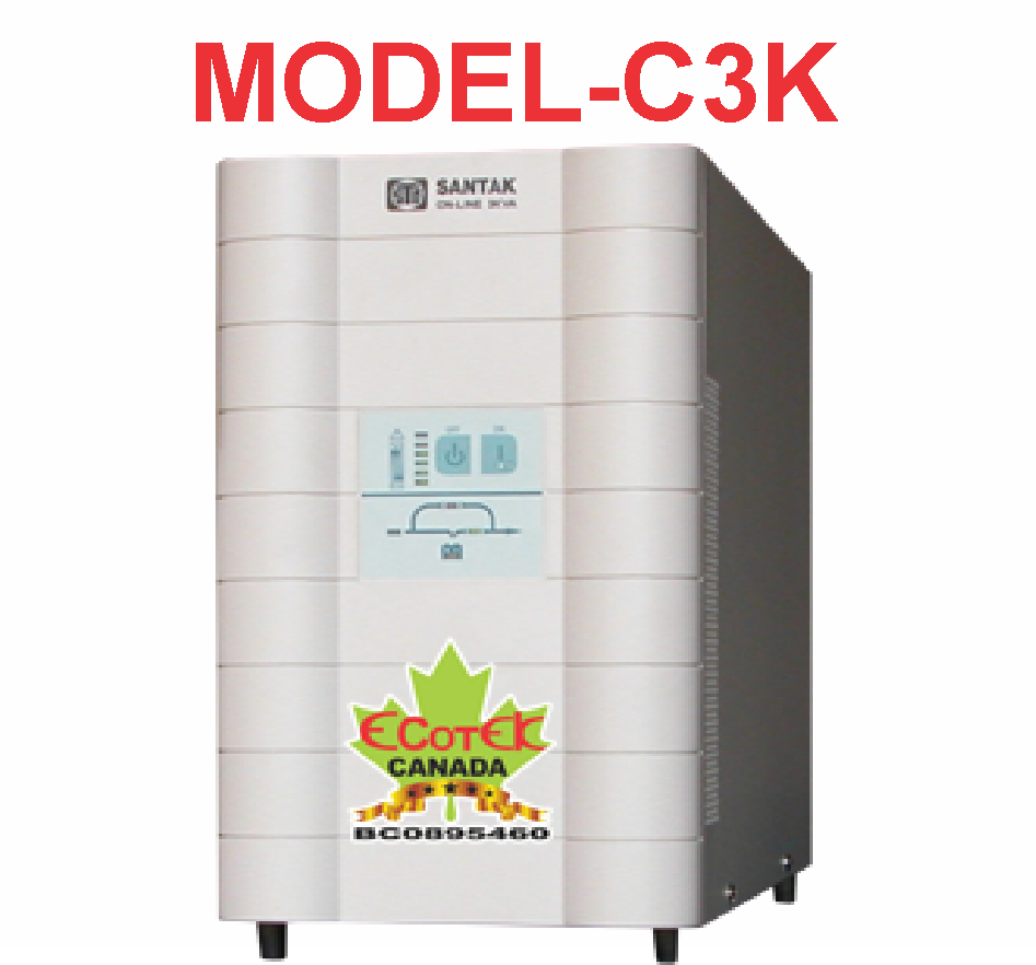 SANTAK 1PHASE CASTLE UPS TRUE ON-LINE C3K - INTERNAL BATTERY