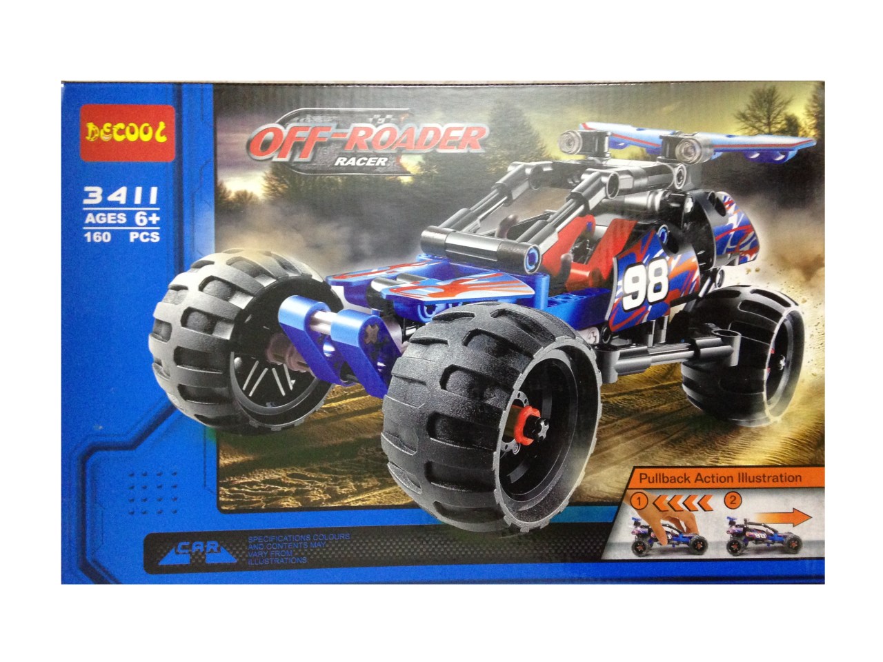 OR-Ô Tô Lắp Ghép Bánh Đà Off-Roader