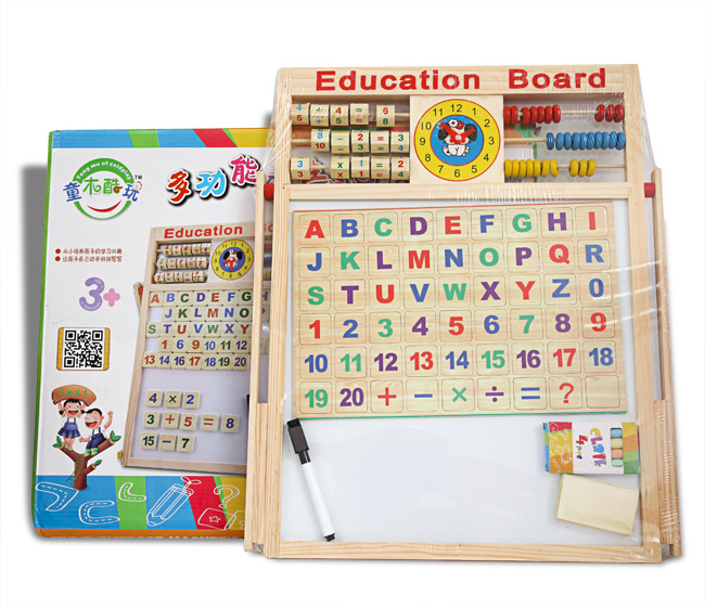 Bảng từ 2 mặt Education Board và bộ chữ số cho bé