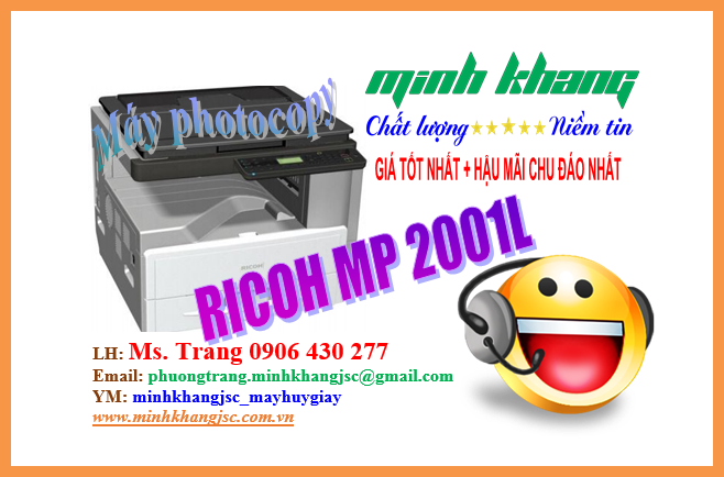 MÁY PHOTOCOPY  RICOH MP 2001L