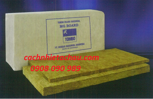 Bông khoáng rockwool china shenzhen dạng tấm đóng kiện, cachnhietachau.com 