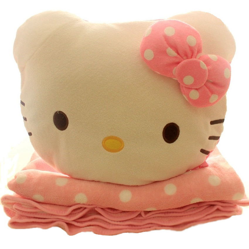 Bộ chăn gối Hello Kitty 2 trong 1