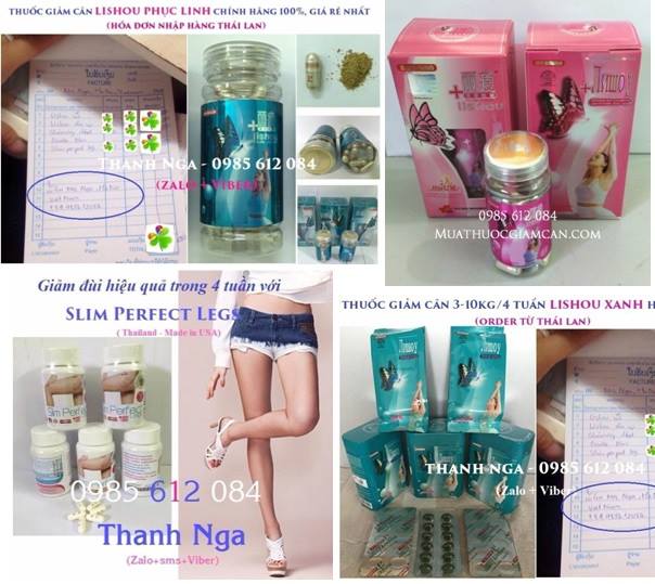 Thuốc giảm cân Lishou 100% chính hãng, rẻ nhất 499k, lẻ 15k/v, lh: 0985612084​