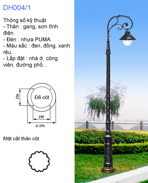 Đèn Sân Vườn DH004