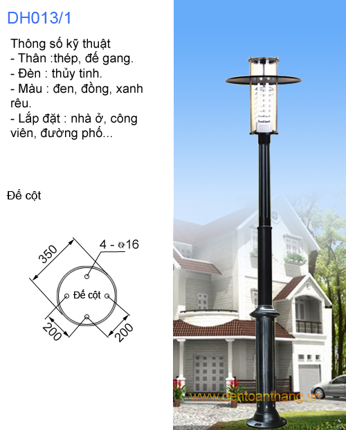 Đèn Sân Vườn DH013