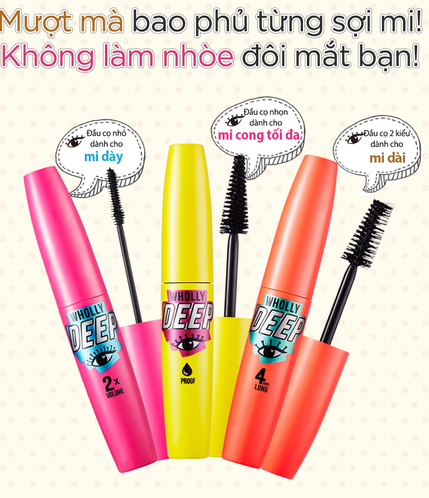 Mascara Hàn Quốc Peripera  Wholly Deep 