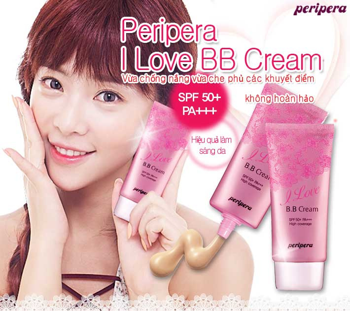 Kem Nền Hàn Quốc Peripera I Love BB Cream