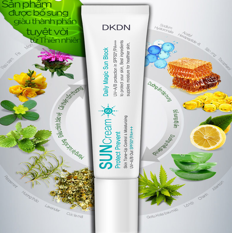 Kem chống nắng kem Nền DK sun Cream 