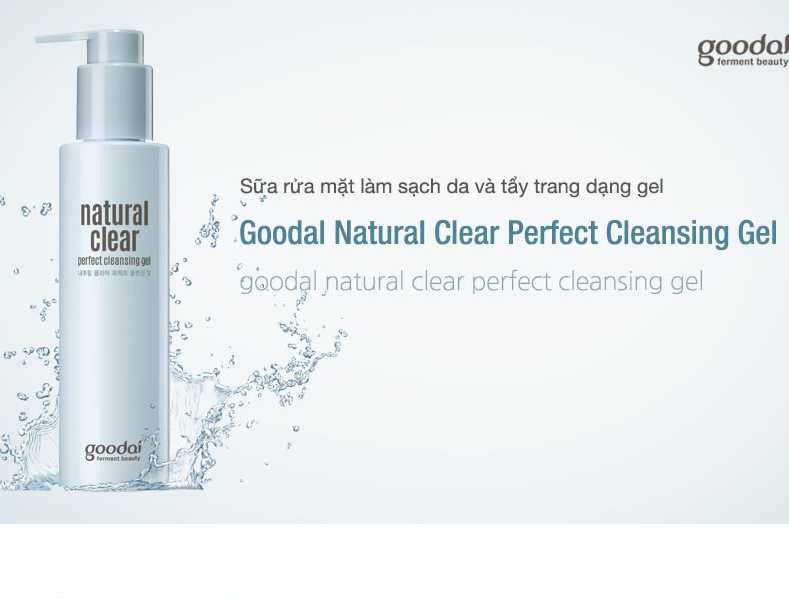 Gel rữa mặt Hàn Quốc Natural Cleansing Gel