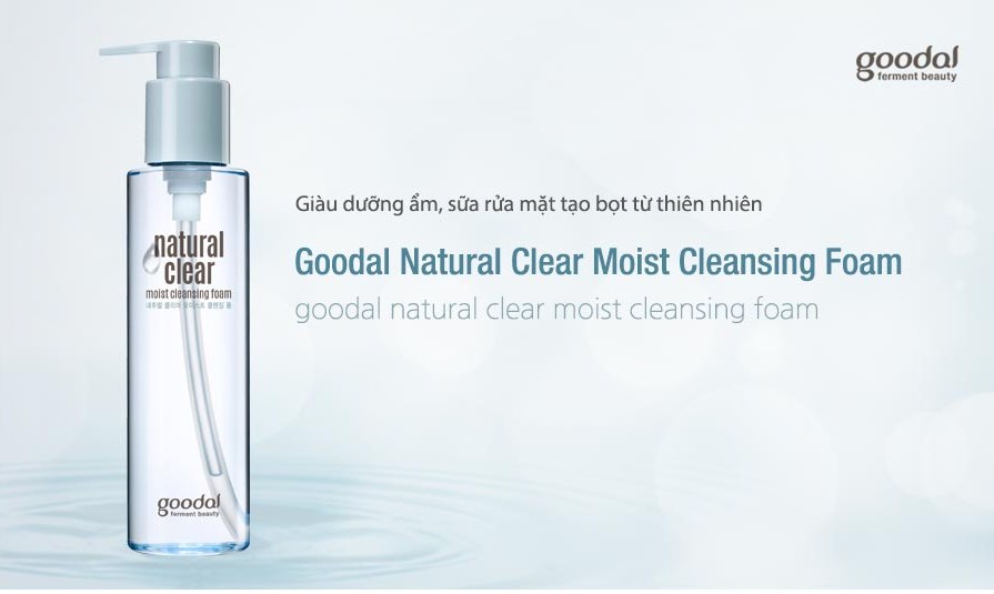 Sữa Rữa Mặt Tạo Bọt Hàn Quốc Natural Cleansing Foam