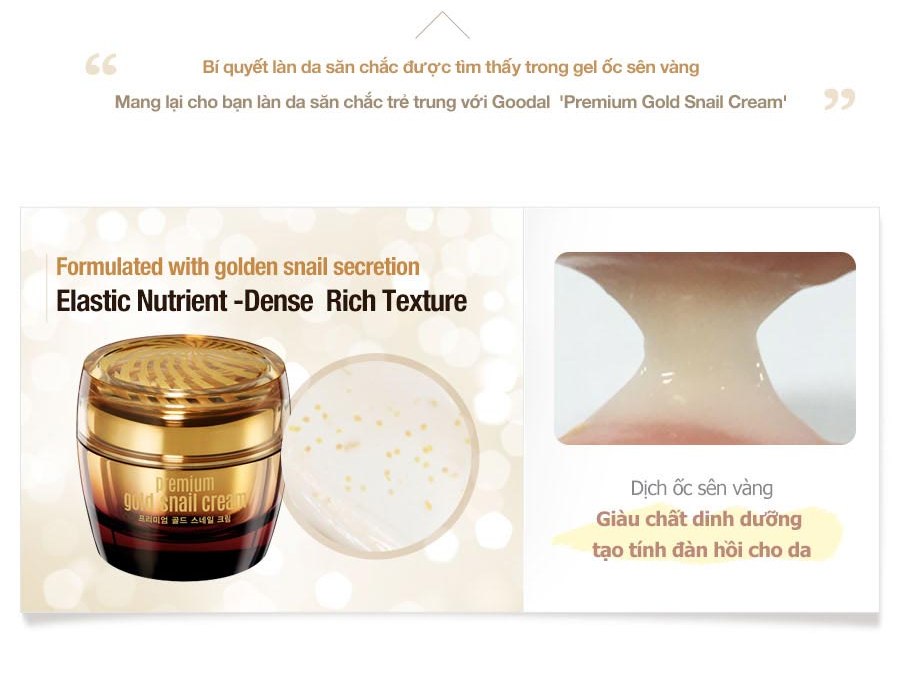 Kem Dưỡng Trắng Da Từ Ốc Sên Hàn Quốc Snail Cream