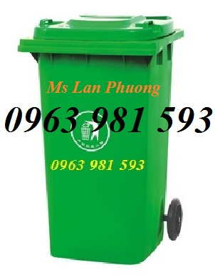 Thùng rác nhựa HDPE 240L có bánh xe