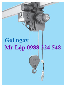 Pa Lăng điện cáp Hitachi Nhật Bản, Hitachi wire rope hoist