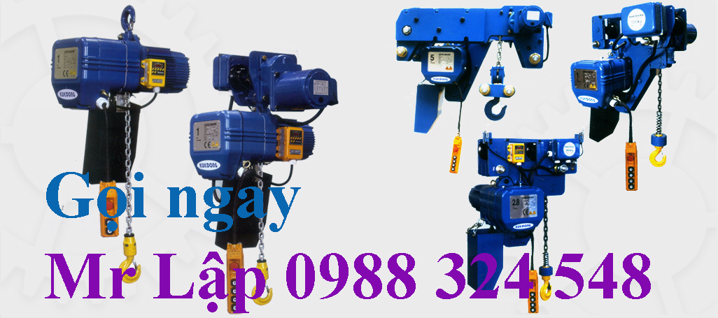 Pa Lăng điện xích Kukdong Hàn Quốc, Kukdong electric chain hoist