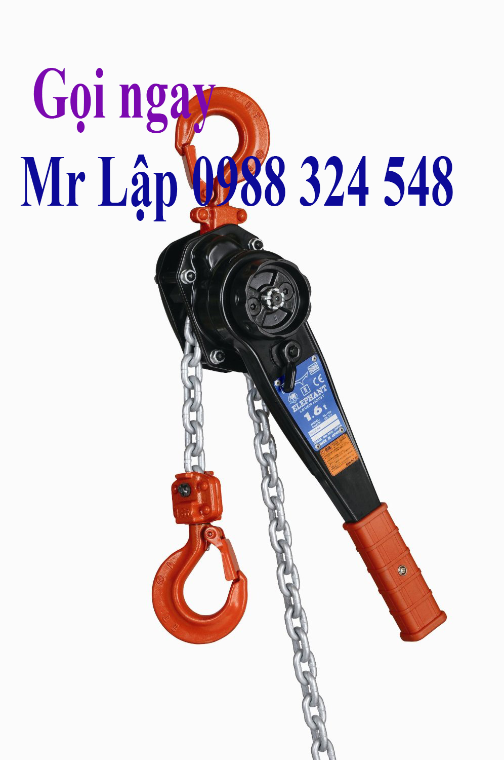 Pa Lăng xích lắc tay Elephant Nhật Bản, Elephant lever hoist