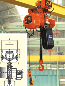 Pa Lăng điện xích LK Hàn Quốc, LK electric chain hoist