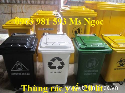 Thùng rác y tế 20 lít