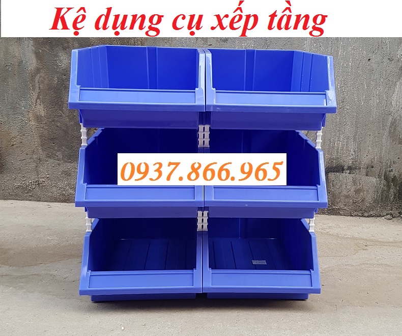 Bán kệ dụng cụ nhỏ xếp tầng