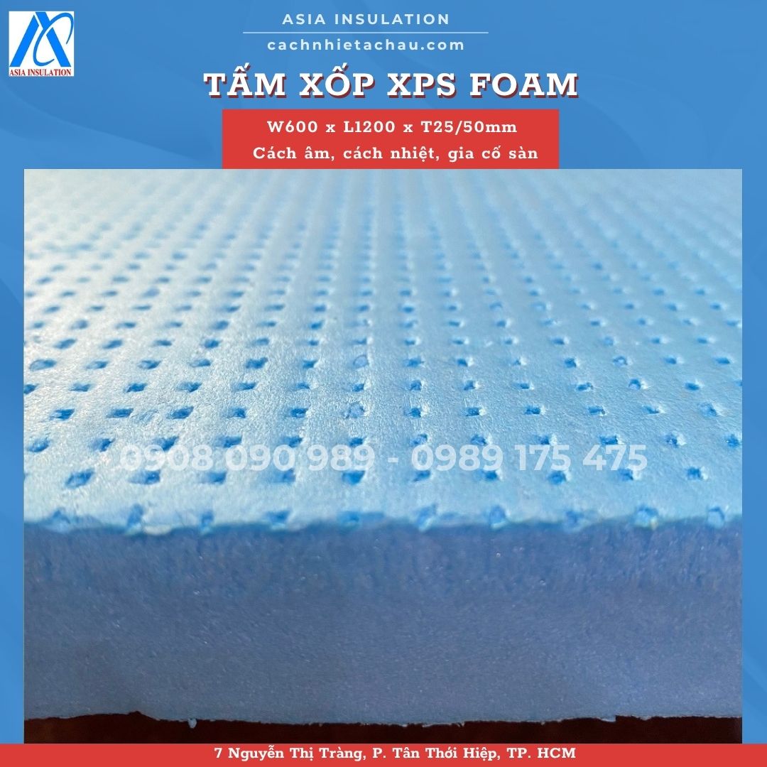 Xốp tiêu âm, cách nhiệt XPS Foam