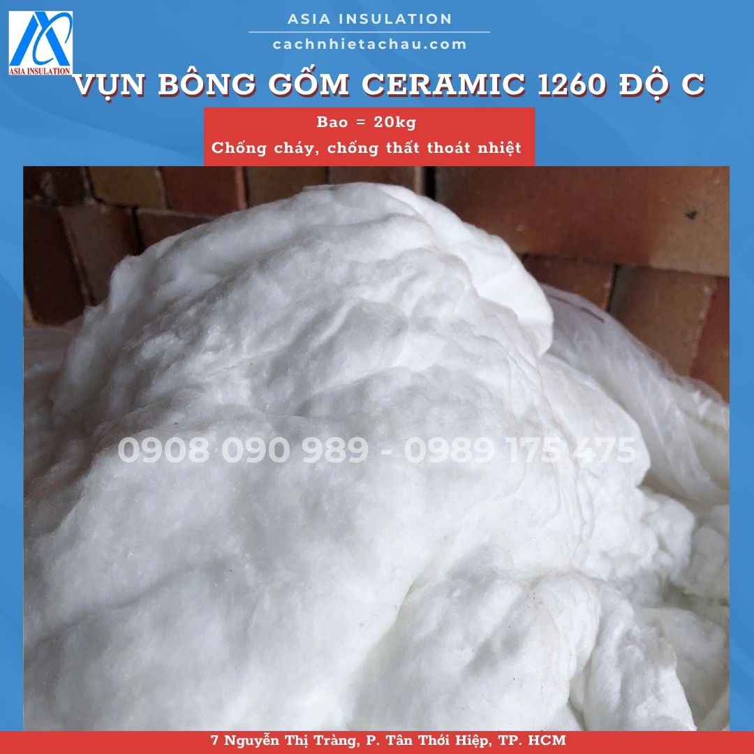 Vụn Ceramic cách nhiệt, chèn khe hở nhiệt