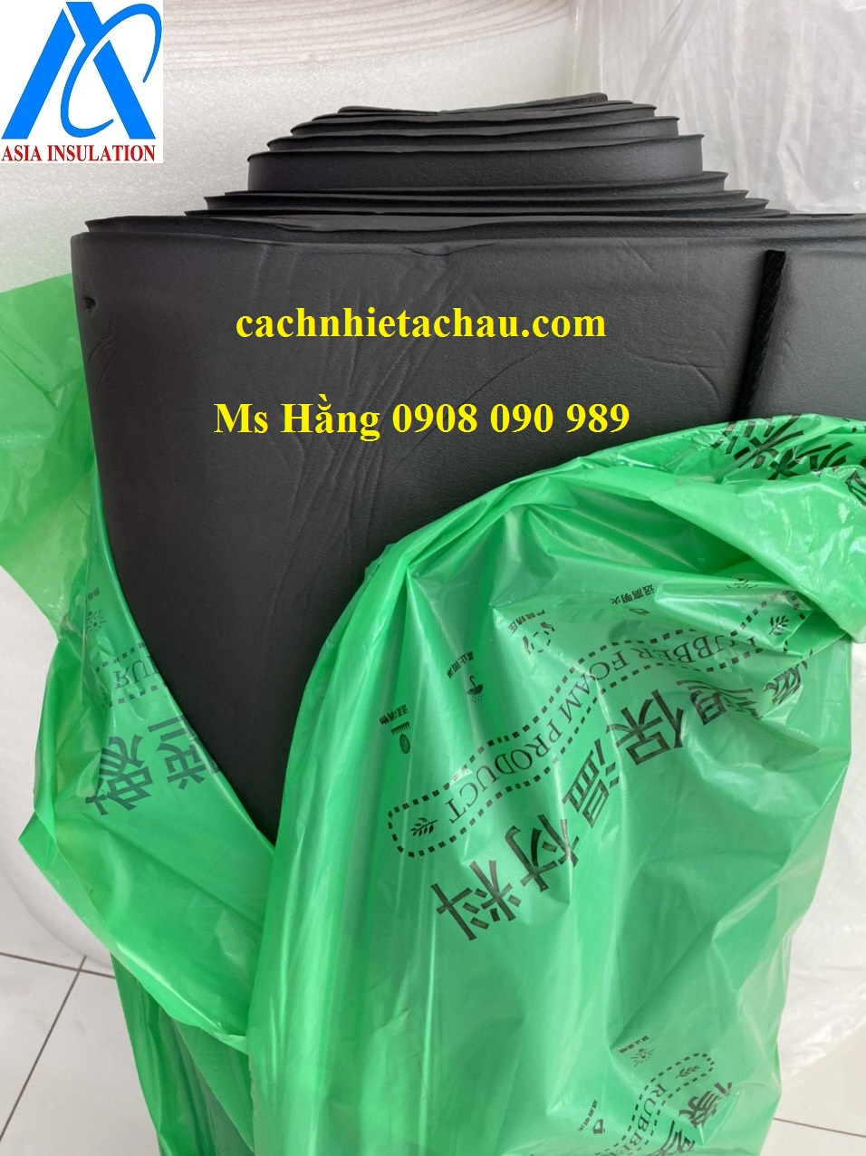 Cuộn cao su non Rubber Foam, cách âm, chống rung, giảm tiếng ồn