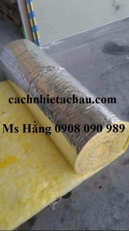 Cuộn len thủy tinh Glass Wool cách âm, cách nhiệt, chống cháy tốt