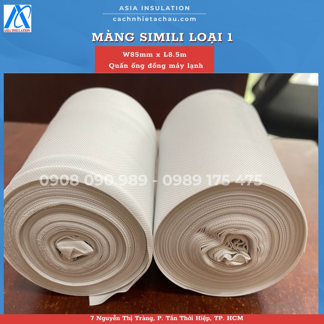 Màng Simili quấn bảo vệ ống đồng máy lạnh