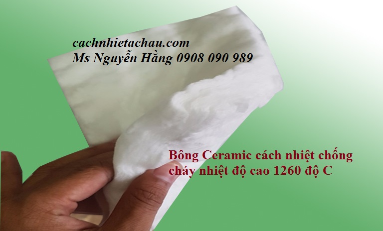 Bông ceramic dạng tấm, tấm ceramic cách nhiệt, chống cháy