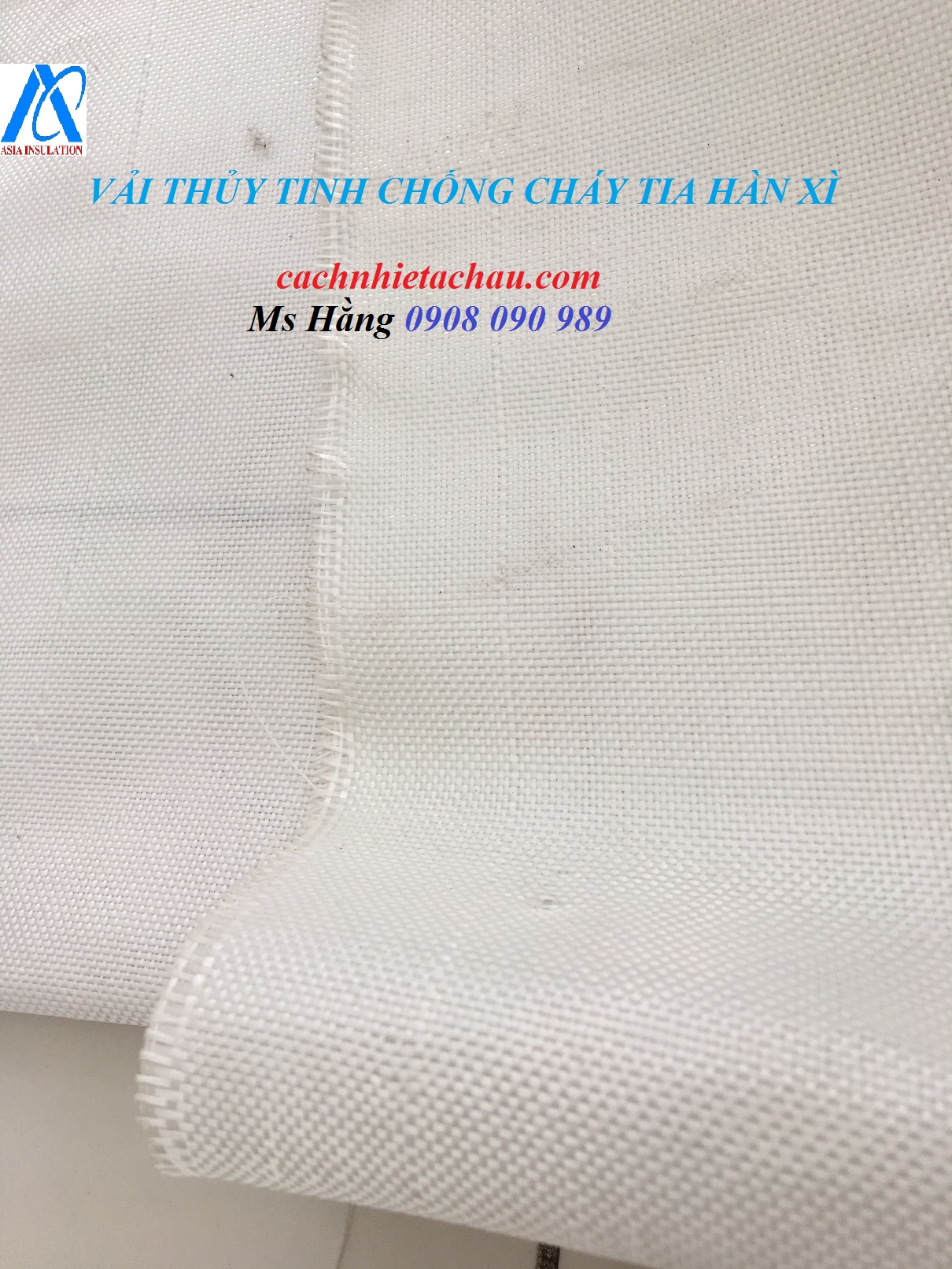 Vải thủy tinh chống cháy Fiber Glass Cloth