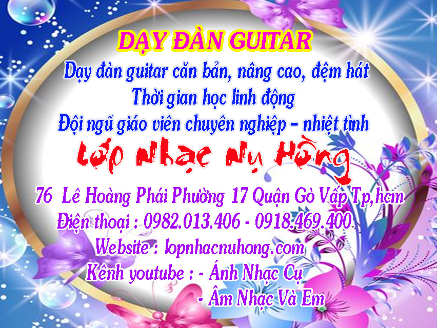 Địa chỉ học guitar ở đâu chất lượng, uy tín tại TPHCM