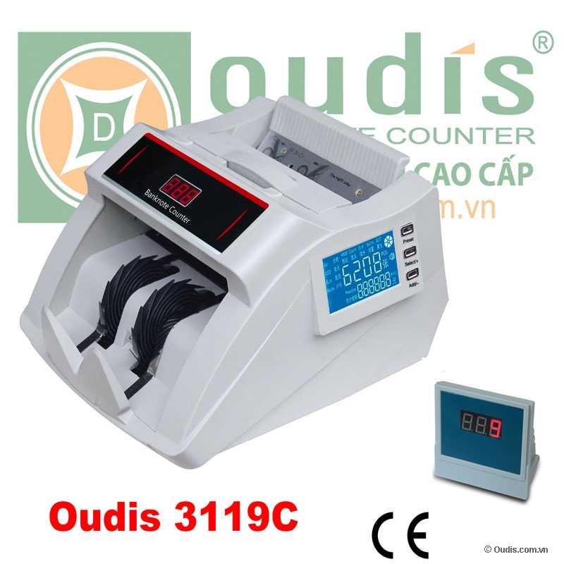 Máy đếm tiền OUDIS - 3119C mới tại Miền Trung