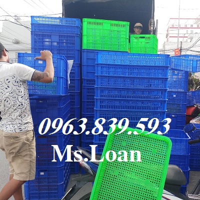 Sóng nhựa công nghiệp, sóng hở đựng hàng bền. 0963.839.593 Ms.Loan