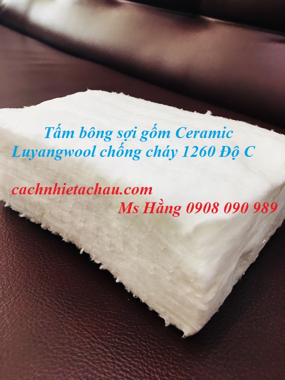 Tấm chắn nhiệt, bông ceramic dạng tấm, tấm bảo ôn cách nhiệt