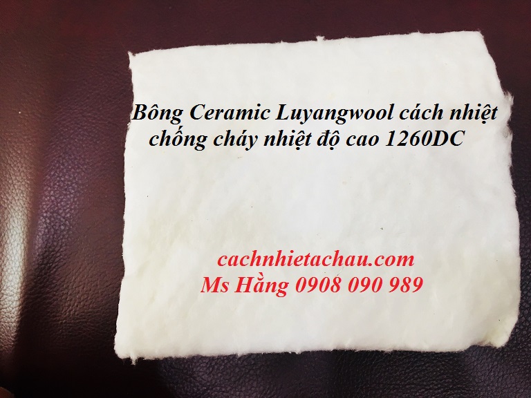 Tấm bông gốm ceramic isowool, isolite, thermal ceramic cách nhiệt cao