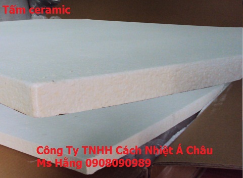 Tấm ceramic - bông ceramic dạng tấm