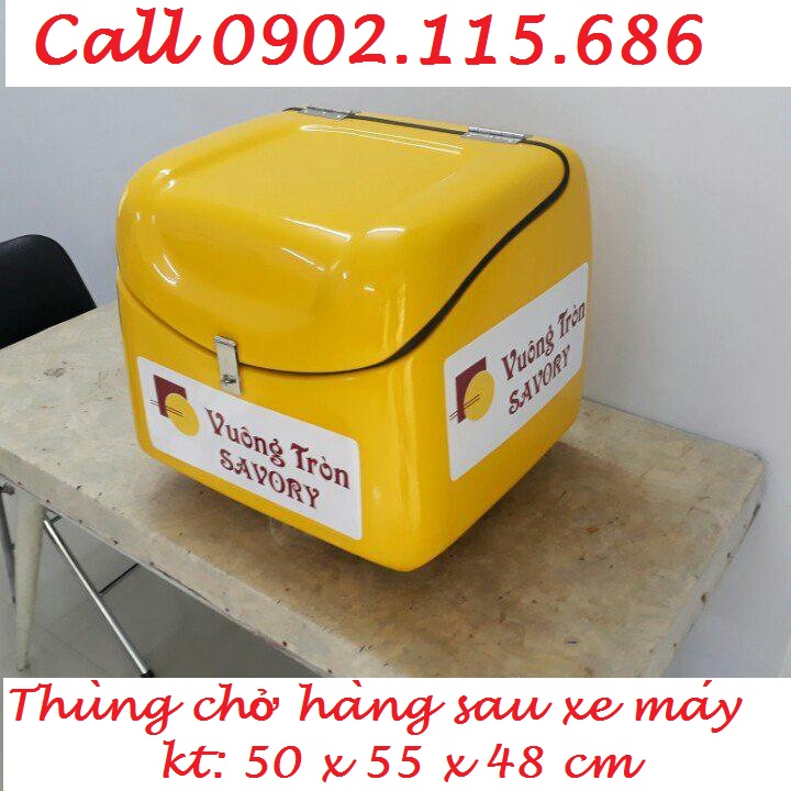 Thùng giao hàng giá rẻ,thùng chở hàng sau xe máy tại hà nội