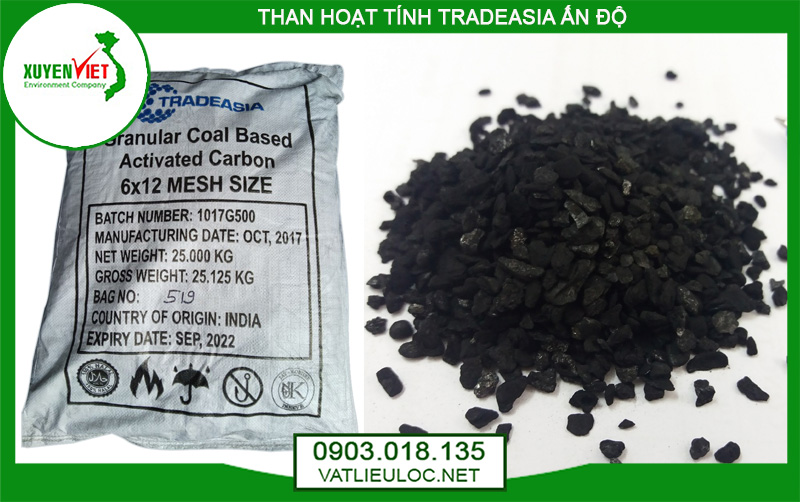 Than hoạt tính Ấn Độ Tradesia dạng hạt