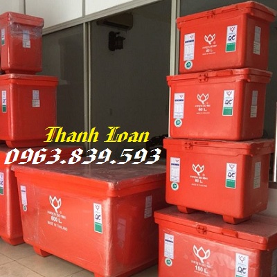 Thùng giữ lạnh 100L - 150L - 200L thái lan hiệu Mỏ neo, Hoa sen