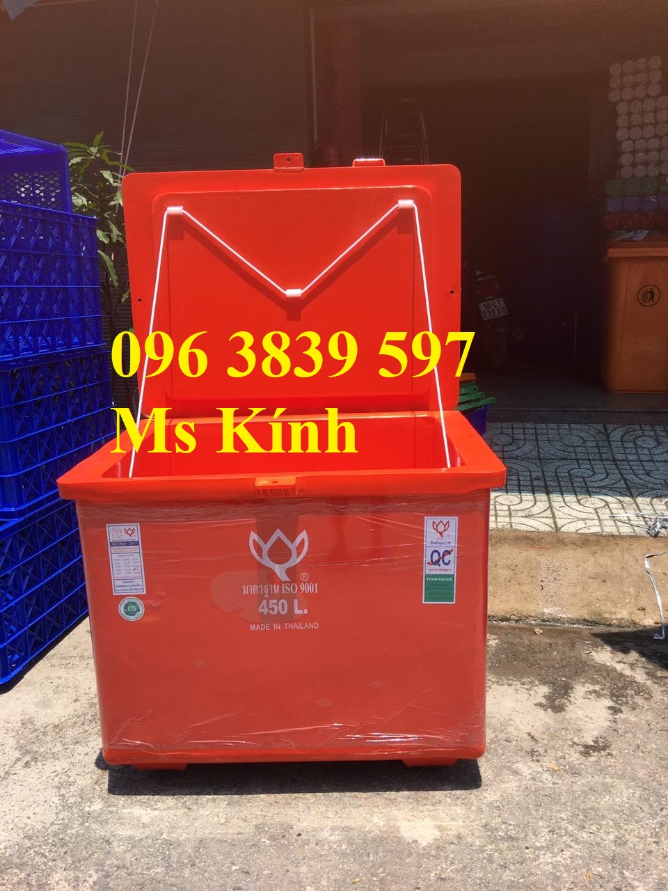 Thùng giữ lạnh Thái Lan 450l giá ưu đãi - 096 3839 597 Ms Kính