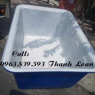 Thùng nhựa 750L 2 lớp nuôi cá, thùng đựng nước dệt nhuộm / 0963.839.593