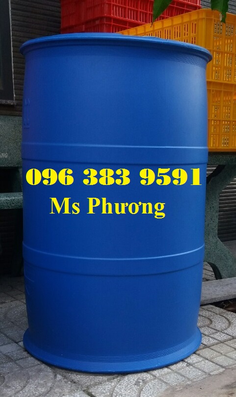 Thùng phuy nhựa 200l nắp kín