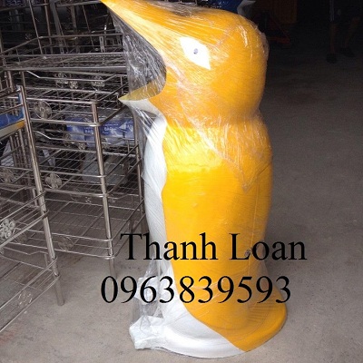 Thùng rác chim cánh cụt, thùng rác công viên, trường học / 0963 839 593 Ms.Loan