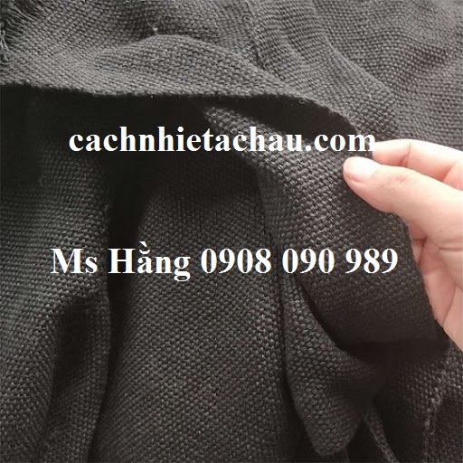  Vải Carbon hoạt tính không bụi ngứa cách nhiệt chịu nhiệt 700 - 1000 độ C