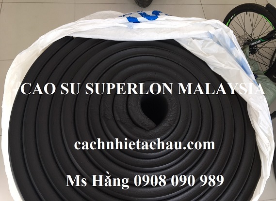 Cao su bảo ôn Superlon trơn nhẵn cách âm, cách nhiệt cơ điện lạnh, chống rung ô tô