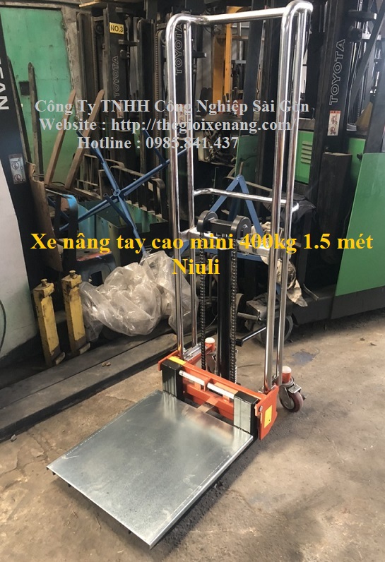 Xe nâng tay cao 400kg Niuli 