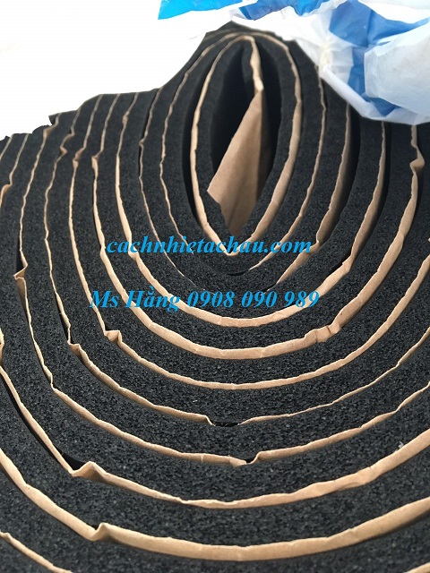 Cuộn cao su lưu hoá Superlon cách nhiệt lạnh có keo dán, tiện dụng hiệu quả cao