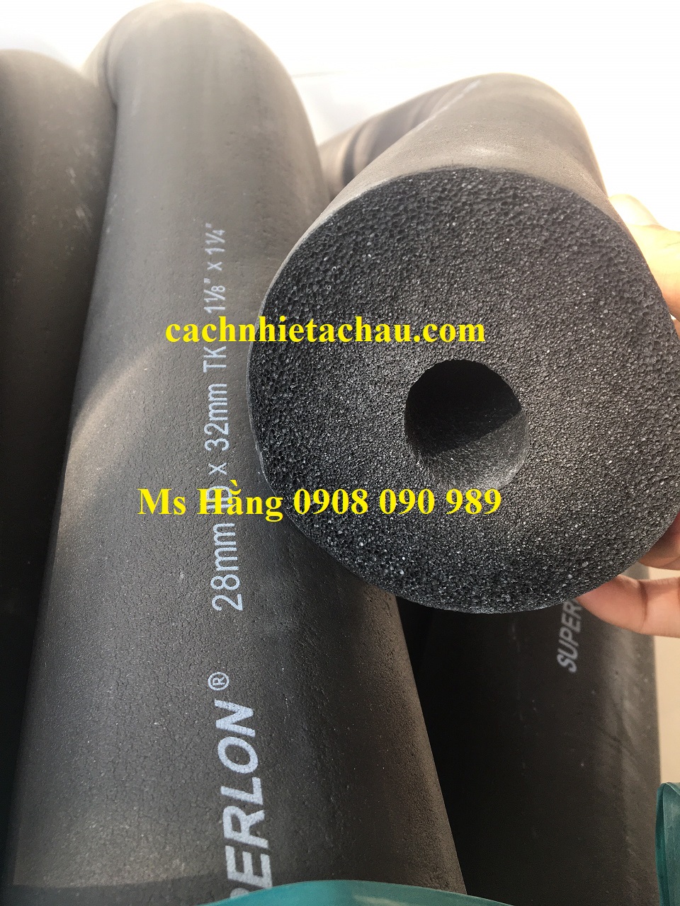 Gen ống cao su Superlon cách nhiệt lạnh, bọc ống đồng